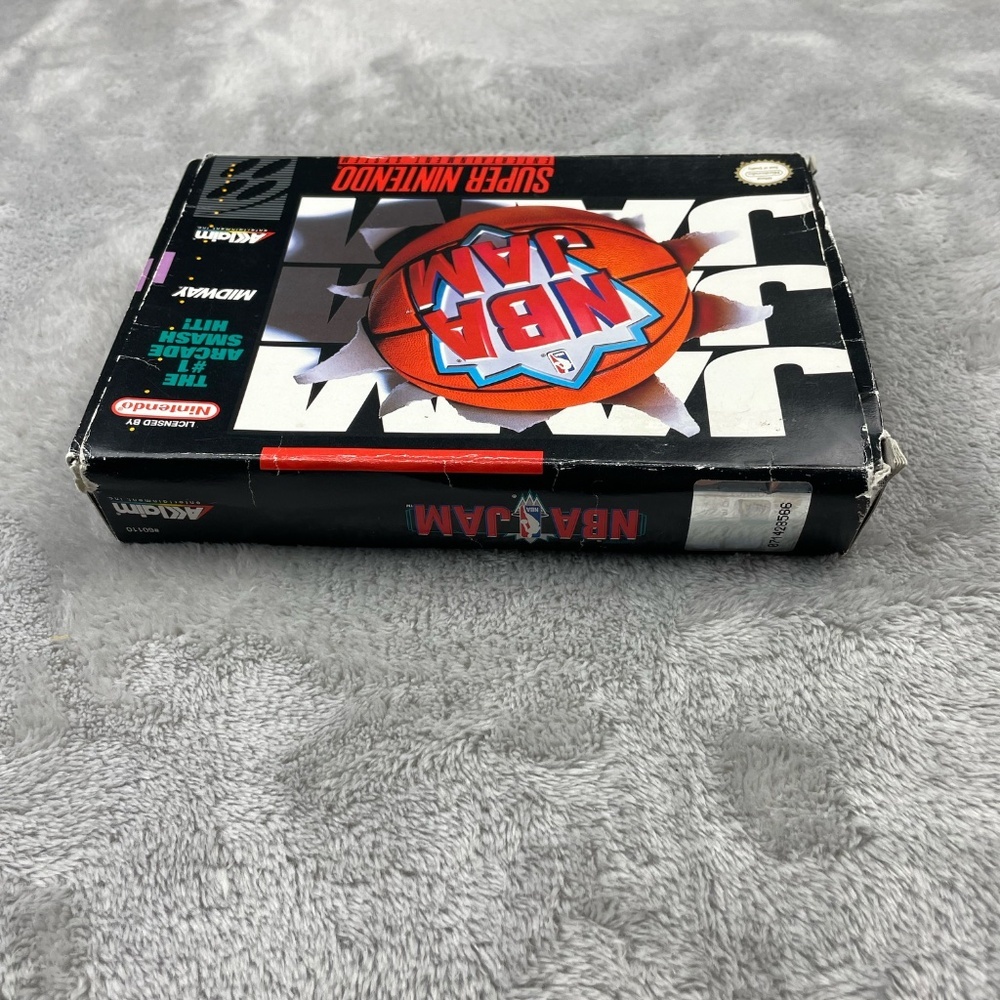 NBA Jam Super Nintendo SNES Authentic Original Tested Vintage Video Game CIB - Picture 11 of 12